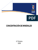 USACH - Concentracion de Minerales by G. Titichoca