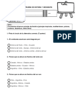 1° Prueba de Historia y Geografía