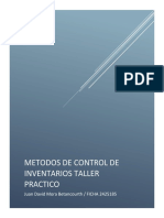 Metodos de Control de Inventarios Taller