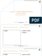 Antropometría trabajo ergonomía objetivo