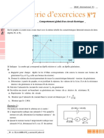 Serie Comportement Globale D'un Circuit Électrique - 1BAC - Int