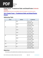 Understanding Static Routes and Forwarding | PDF | Internet ...