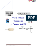 Cable Coaxial, Conectores y Pasivos de Red