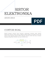 Soal Transistor Elektronika