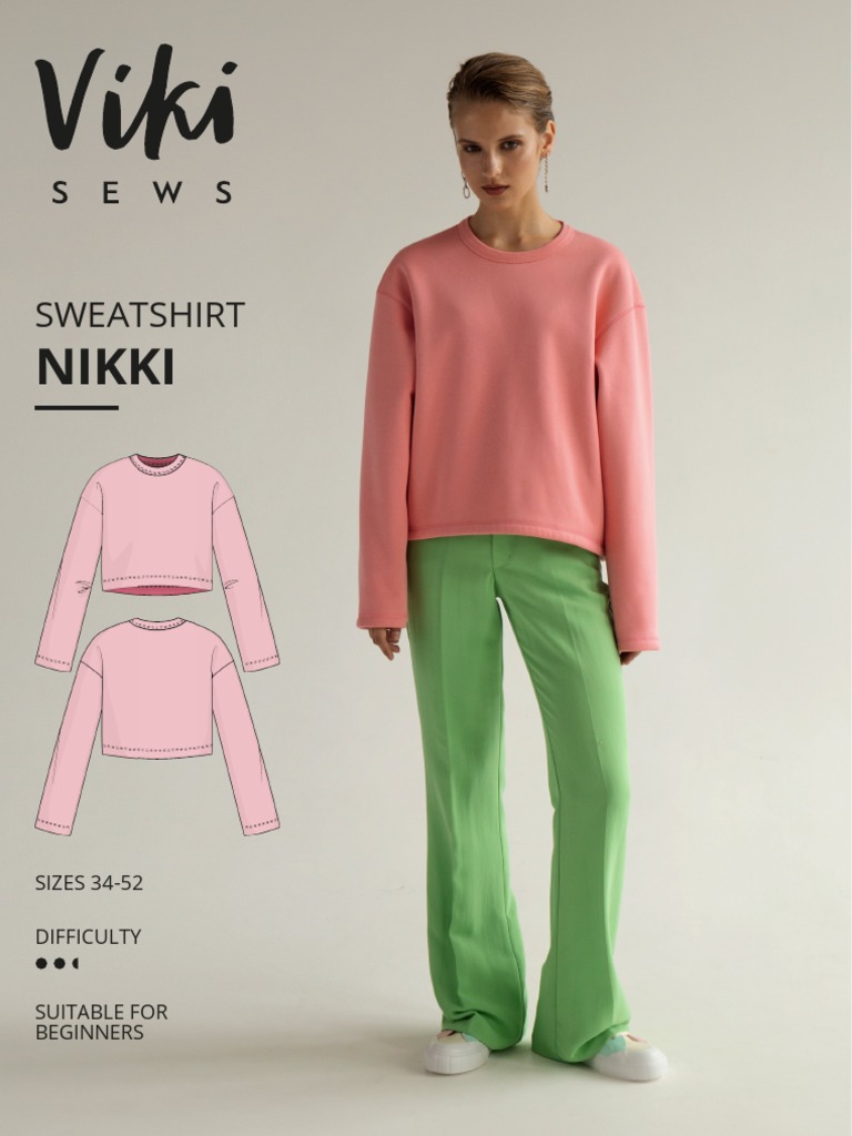 Nikki_instructions | PDF | Seam (Sewing) | Sewing
