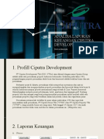 Analisa Laporan Keuangan Ciputra Development