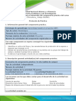 Guía Del Componente Práctico Del Curso de Floricultura. UNAD. Agosto - Dic. 2022