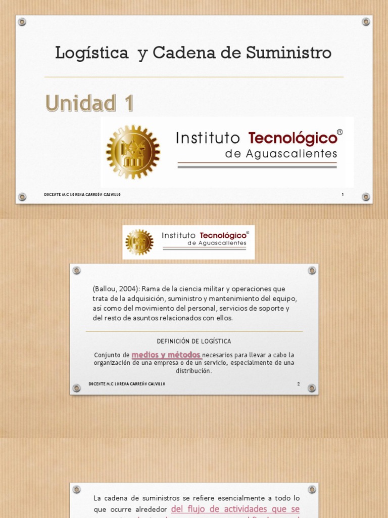 Importancia de Logística y Cadena de Suministro | PDF | Logística ...