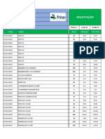 Lista BRACELL PROJETO