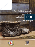 MINISTERIO DEL TRABAJO. Recopilación de Convenios Internacionales Del Trabajo Ratificados Por Nicaragua