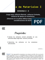 S 2-3 Carga Axial y Esfuerzo en El Plano