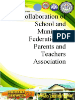 Collaboration of School and Municipal Federation of Parents and Teacher Association