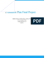 FentonH Evaluation Plan