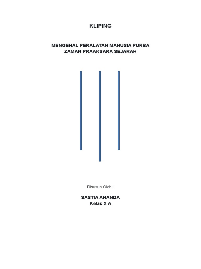 Mengenal Peralatan Manusia Purba Zaman Praaksara | PDF
