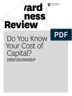 Do You Know Your Cost of Capital