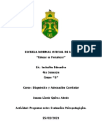 Preguntas Evaluacion Psicopedagogica