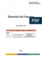 Manual de Organizacion Finanzas 3T2018