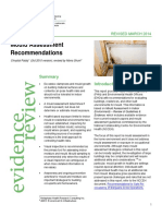 Mould Assessment Evidence Review March 2014