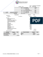 Bukidnon State University Class Schedule and Fees for Joynilenge Lavador