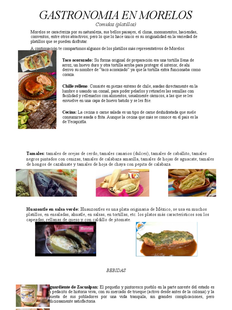 Morelos Gastronomia | PDF | Postres | Cocinando