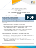 Guía de Actividades y Rúbrica de Evaluación - Unidad 3 - Fase 3