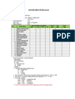 Instrumen Penilaian Pertemuan Ke1