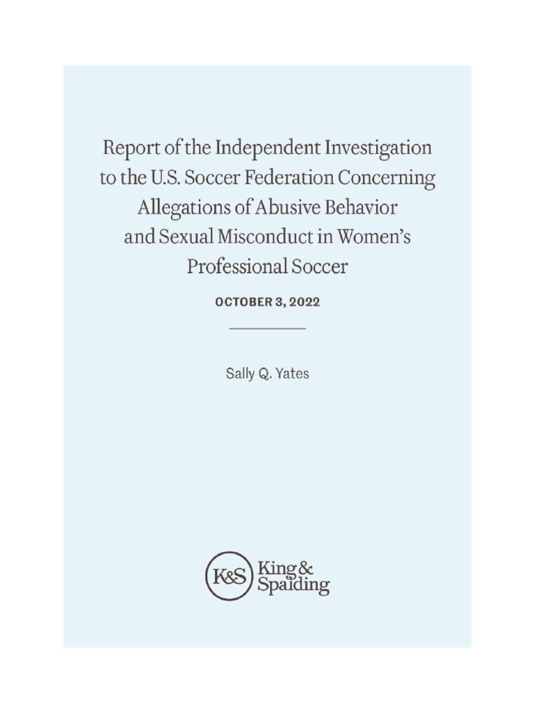 Yates Soccer Report PDF Non Disclosure Agreement