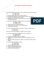 Ejercicios de Aplicación 5 - Equilibrio de Mercado, Docx