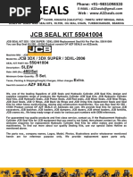 JCB Seal Kit 55042842