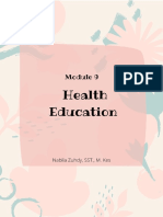 !!EFM Module 9 Health Education