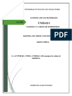 Logistica de Los Materiales 1.1 Actividad 1 Unidad 1 Conceptos de Cadena de Suministros