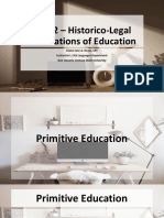 Primitive Education