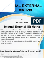 Internal External IE Matrix