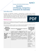 Rotafolio Módulo 8. Manejo Transporte y Almacenamiento de Materiales - 2022