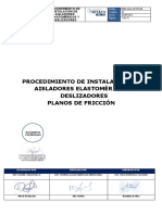 CERI-CAL-SP-PR-06 - Procedimiento de Instalación de Aisladores Elastoméricos y Deslizadores Plano de Fricción