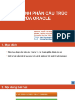 2-Thành Phần Kiến Trúc Oracle