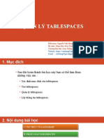7-Quản Lý Tablespaces Và Datafiles