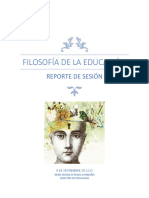 Reporte 1 - Filosofía de La Educación