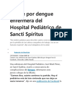 Muere Por Dengue Enfermera Del Hospital Pediátrico de Sancti Spíritus