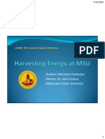 Harvesting Energy at MSU-Final Presentation
