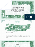 Philippine Politics and Governance: Quarter 1: Week 4 - Module 1