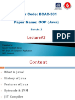 BCAC-301 - Lecture 2