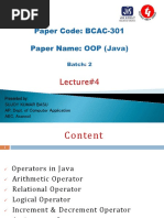 BCAC-301 - Lecture 4