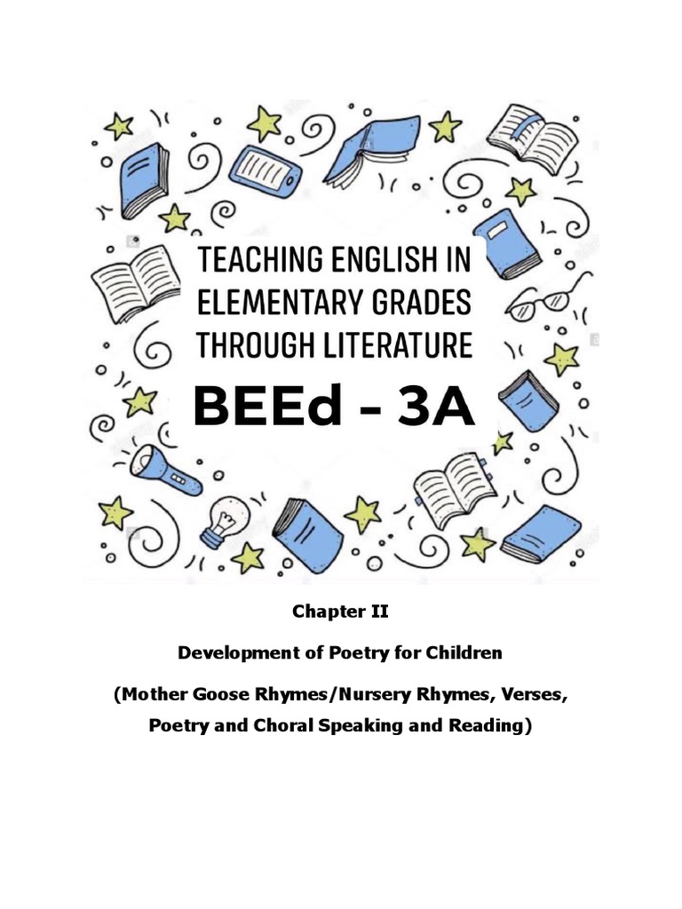 Chapter ii dev of poetry for children pdf poetry metre poetry 