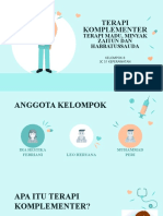 PPT TERAPI KOMPLEMENTER KEL-8 3C S1KEPERAWATAN