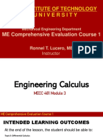 MECC481 3 Differential and Integral Calculus