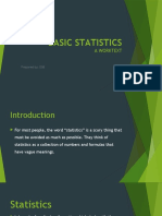 Basic Statistics