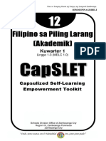 Filipino Sa Piling Larang (Akademik) Q1 - WK1-3 - Melc1.0
