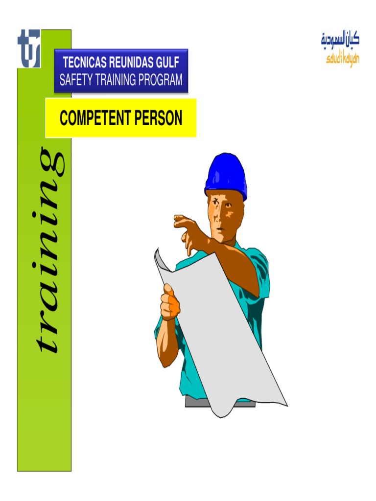 Competent Person PDF Occupational Safety And Health Safety