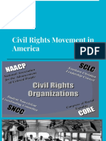Civil Rights Movement in America: Segregation, Organizations, and Direct Actions